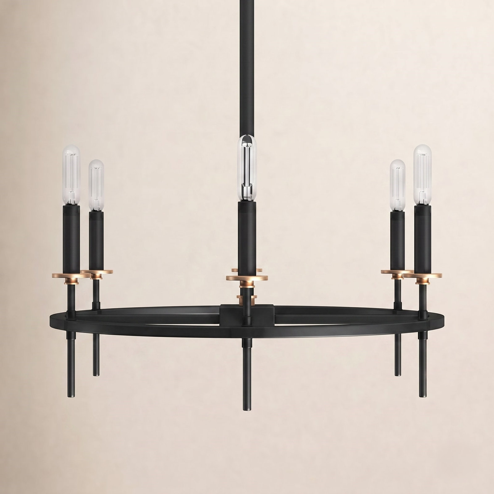 Lennon 6 - Light Dimmable Chandelier
