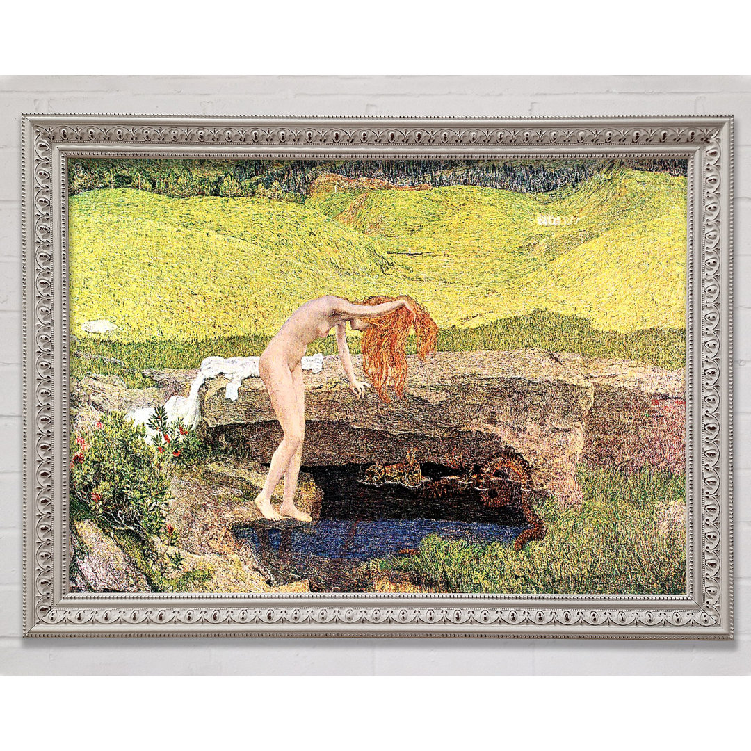 Gerahmtes Wandbild A Vanity von Segantini