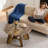 31.5" Circle Coffee Table for Living Room, 2-Tier Wood Accent Center Table with Open Storage-419119759