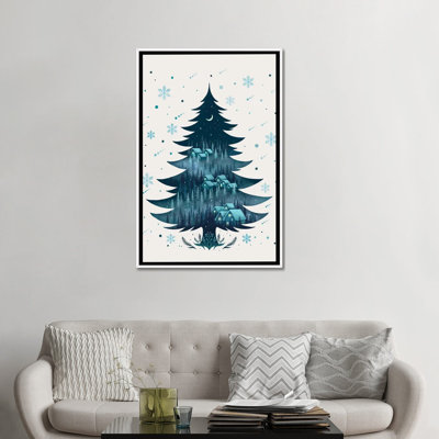 «Silent Night», reproduction d'art sur toile encadrée