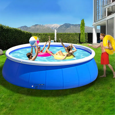 Inflatable swimming pool305*76 butterfly inflatable coil mesh pool