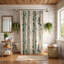 Rideau de douche standard 1 pièce à motif floral pastel-217701064