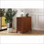 Table de chevet en noyer avec 3 tiroirs Tablettes réglables - assemblage facile-123403203