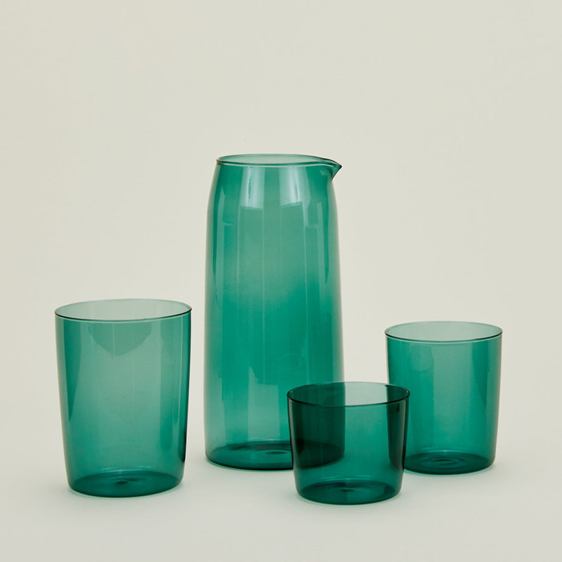 Glass Pitcher, Blush