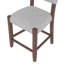 Ensemble de 4 tabourets de bar modernes avec tabourets de bar rembourrés en lin et pieds en bois massif Modern-886109532