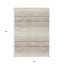 Tapis extérieur lavable rayé ivoire et beige 8 pi x 10 pi
