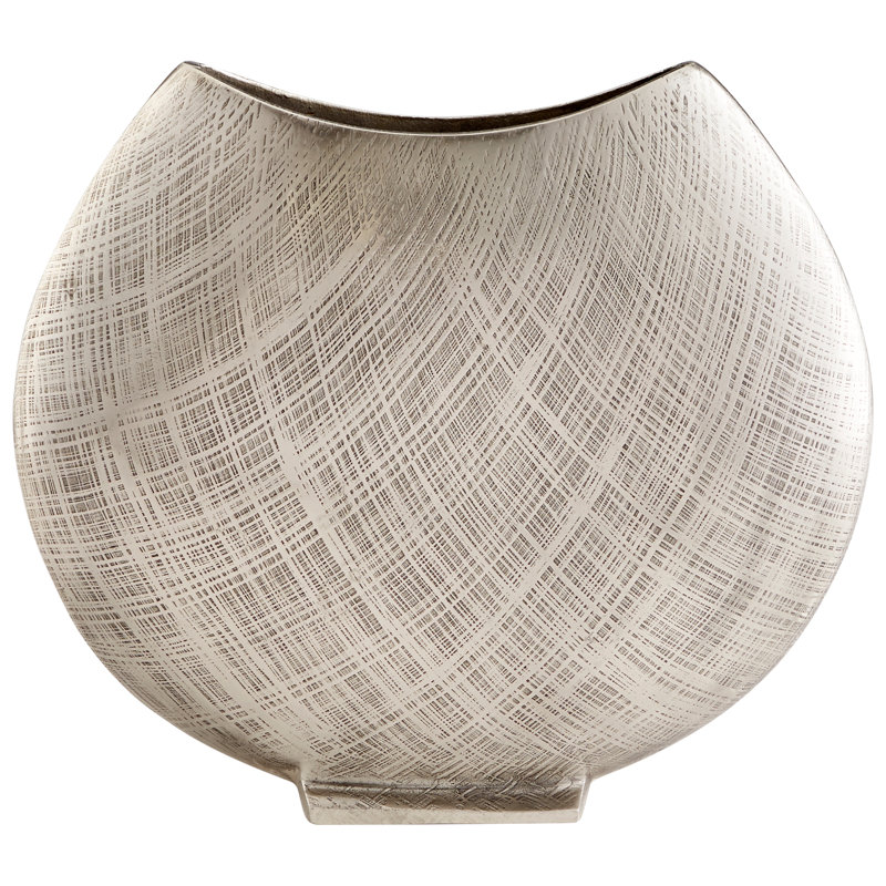 Corinne Metal Table Vase, 14" H x 16" W x 3.5" D