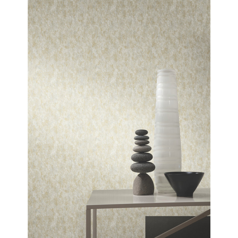 33' L x 20.8" W Wallpaper Roll, Beige