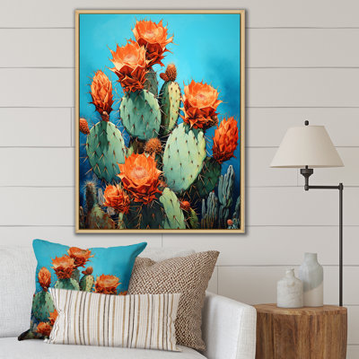Cactus bleu et bronze II - cactus