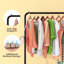 Simple and Trendy Mobile Clothes Rack with Storage Shelves for Effortless Clothing Organization-64818440