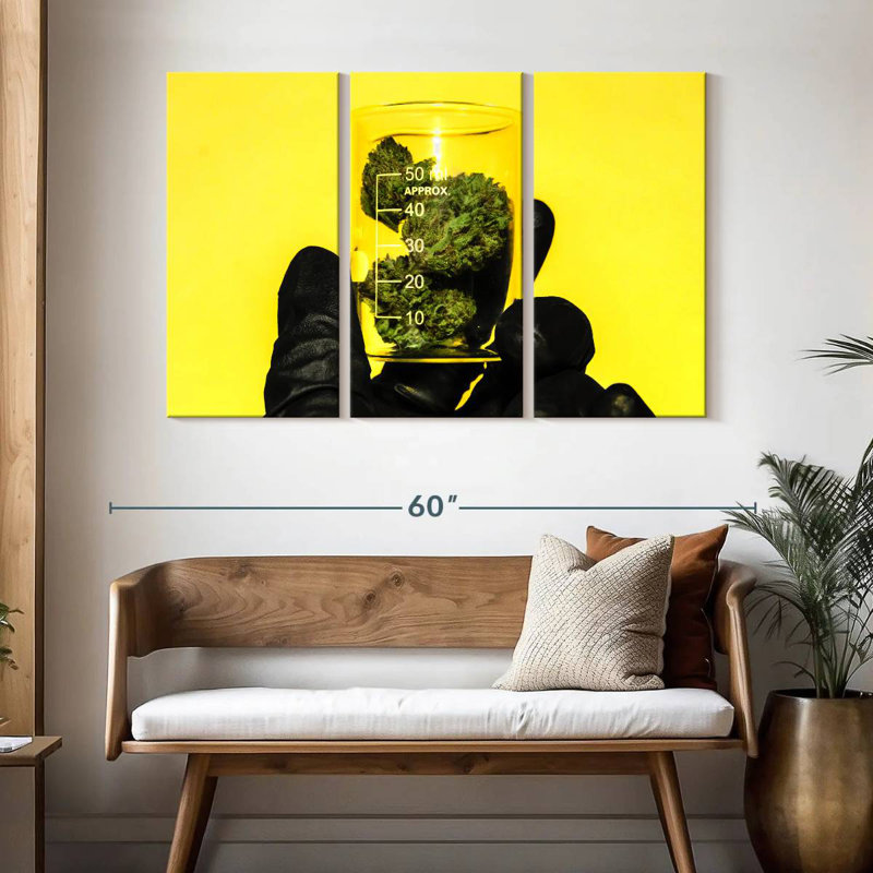 Senne Marijuana Laboratory, 32" H x 50" W