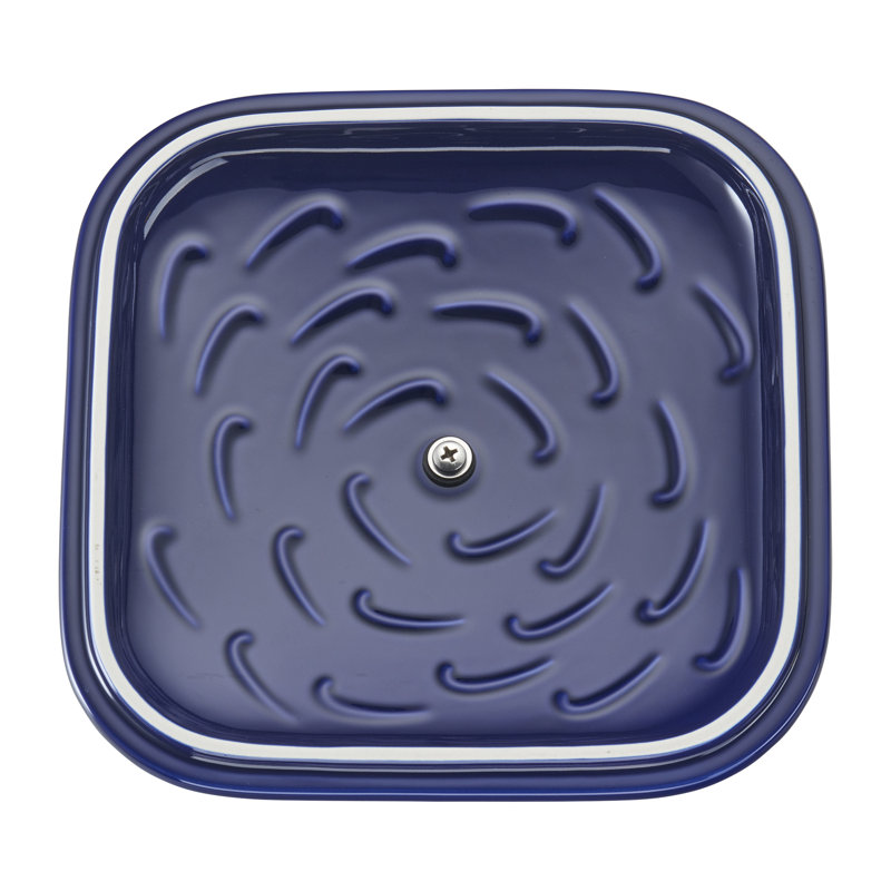 Ensemble 4 pièces de vaisselle en céramique, Bleu très foncé