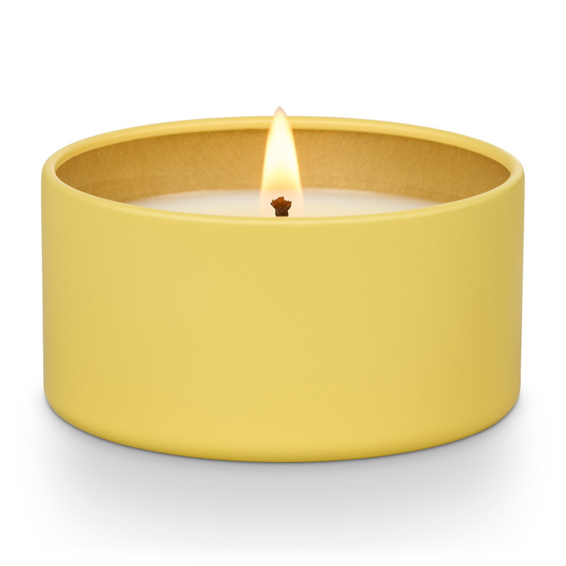 ILLUME Verde Tin w/Cork Lid, Citron & Vetiver, Tin with Cork Lid
