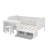 Wooden Twin Size Daybed With Built-In Shelves And Desk For Storage-1703914606