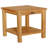 20" Tall Solid Wood End Table