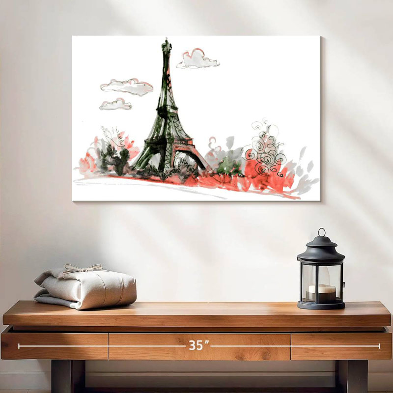 Nicci Paris Eiffel Tower Pop, 16" H x 24" W