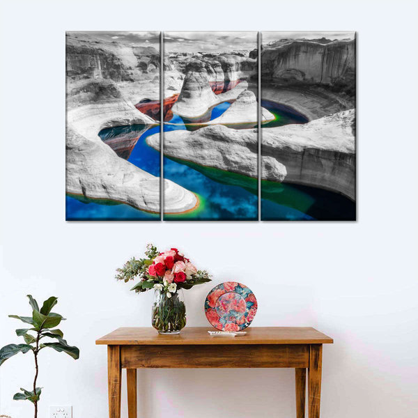 Millwood Pines " Grand Canyon River Pop Multi Piece Canvas Print " by L ...