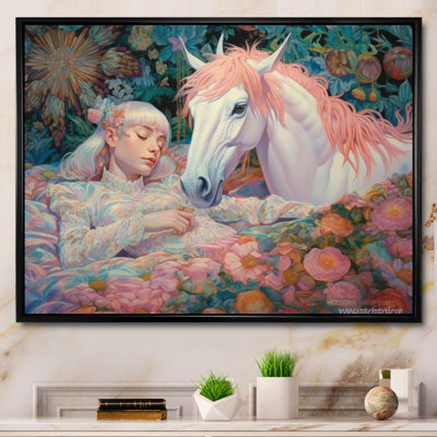 «Sleeping With The Unicorns» sur impression sur toile