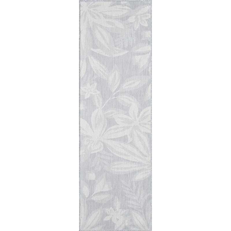 Tapis intérieur / extérieur gris Bagarm, Tapis de couloir 2 pi 8 po x 9 pi 11 po