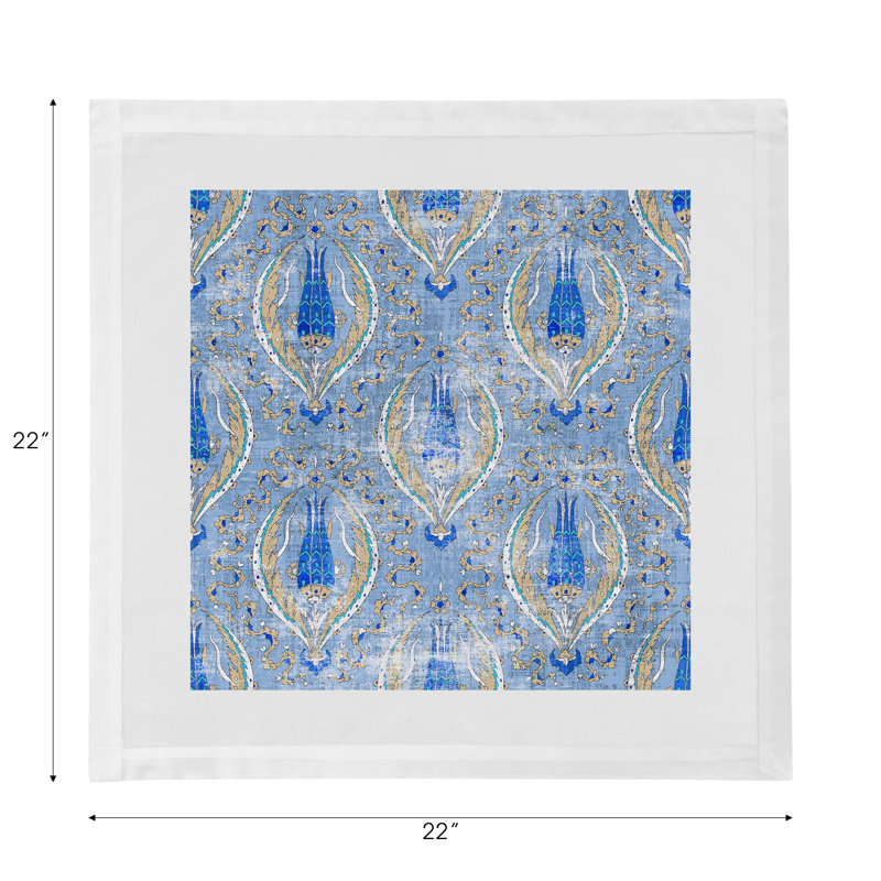 Byzantine Jewel Cotton Sateen Dinner Napkins, Classic