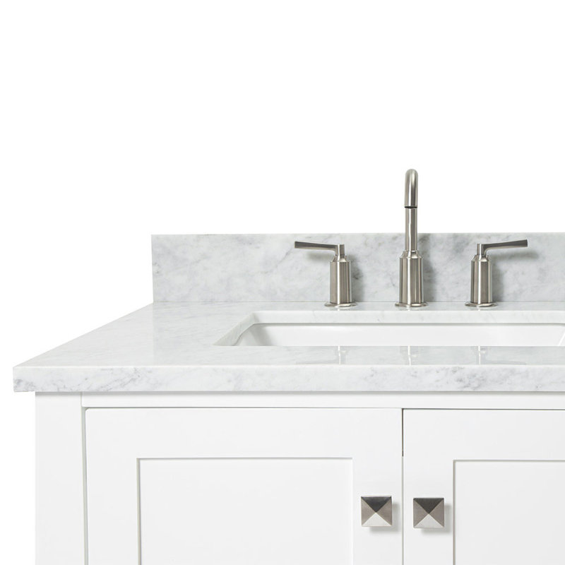 Ensemble de meuble-lavabo simple 43 po Flynt, Blanc