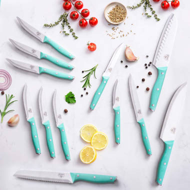The Pioneer Woman Signature Stainless Steel Chef Knife - Teal - 8 in