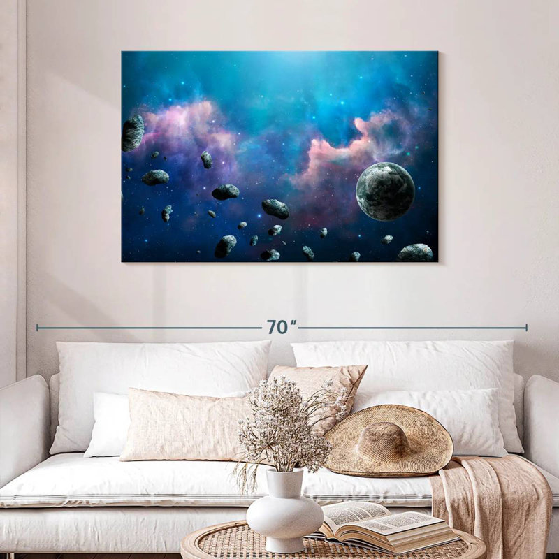 Oberle Floating Asteroids, 30" H x 45" W