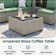 Demasi 6-Person Patio Furniture Set With Comfortable Cushions And Glass Table