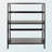Irmfriede Espresso 5-Pc Storage Shelf With 4-Foldable Beige Baskets, 29.03" H X 24.93" W X 11.06" D
