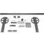 Ensemble de quincaillerie de porte de grange simple standard Premium Wagon Wheel Strap-1981138079-1981138064