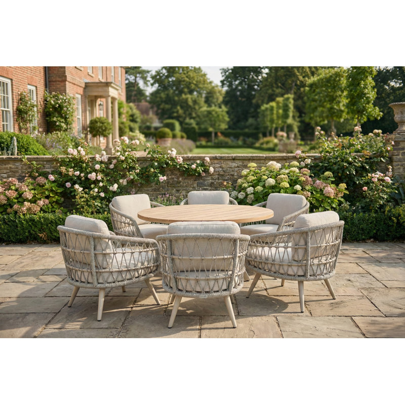 Vargo Low Dining Set with Salora Table 