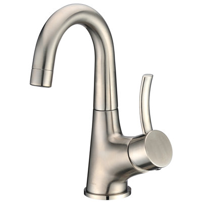 Single-Hole Single-handle Bathroom Faucet with Drain Assembly