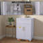 Ensemble de meuble-lavabo simple blanc 24 po