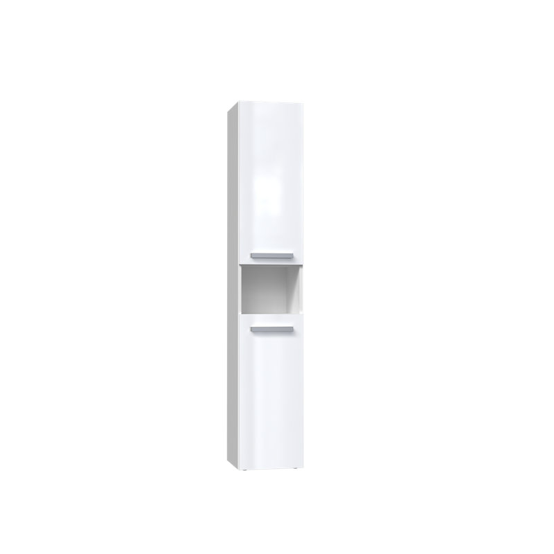 Jagbir Linen Cabinet, High-gloss White