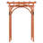 63'' W x 23.6'' D Solid Wood Arbor in Brown