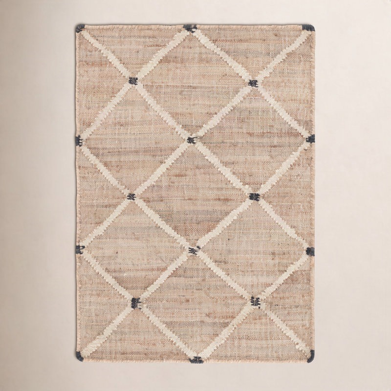 Kali Natural Handwoven Jute Rug, Rectangle 3' x 5', Natural