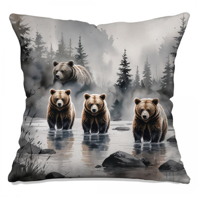 Coussins Bears In Forest River