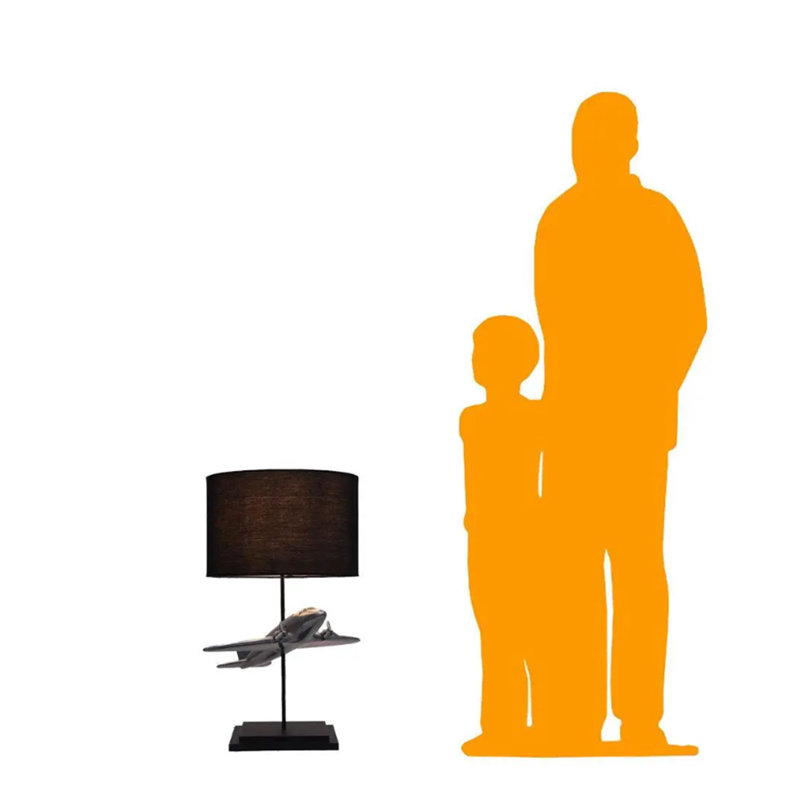 Airplane Lamp Statue