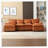 Odas 110.63'' Modular Sofa-1248784163