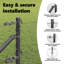 Hexagon Fence Grey Steel-2029983158