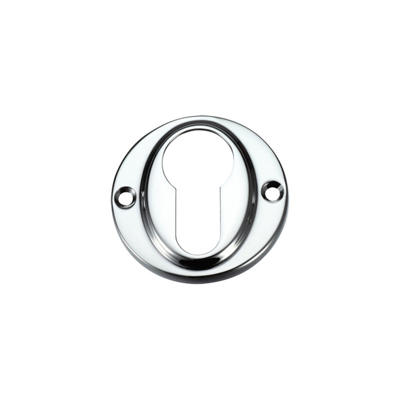 Euro Profile Escutcheon, Polished Chrome
