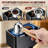 WITSHOCK 16L Automatic Portafilter Cleaner, 200+ Cycles for High-Volume Cafes,16L Large Capacity, Dual Brush Heads, 3 Scrapers Fits 51&58mm Portafilters, Dual Installations, 25 Qaste Bags, for Busy Cafes