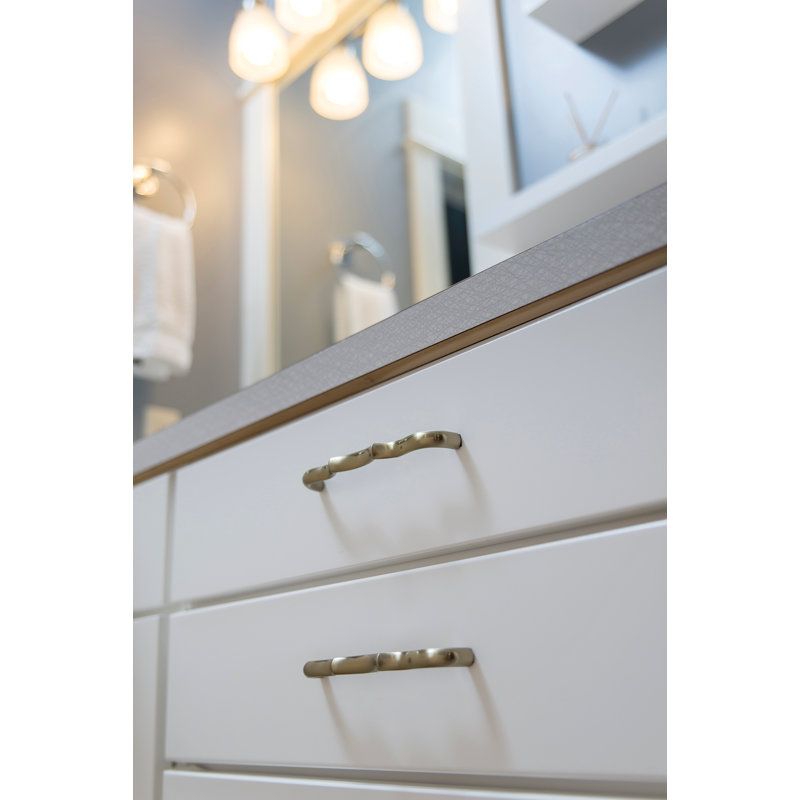 Trellis Bar Pull, 3-3/4", Elusive Golden Nickel