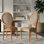 Chaise d'appoint beige Fowey