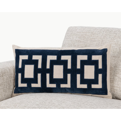 Corbin  Cotton Blend Throw Pillow