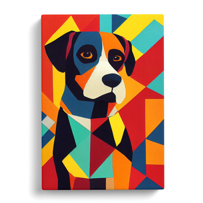 Dog Patchwork - Wrapped Canvas Print