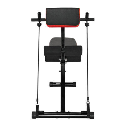 Roman Chair Back Extension Hyperextension Bench Adjustable Foldable Home Gym