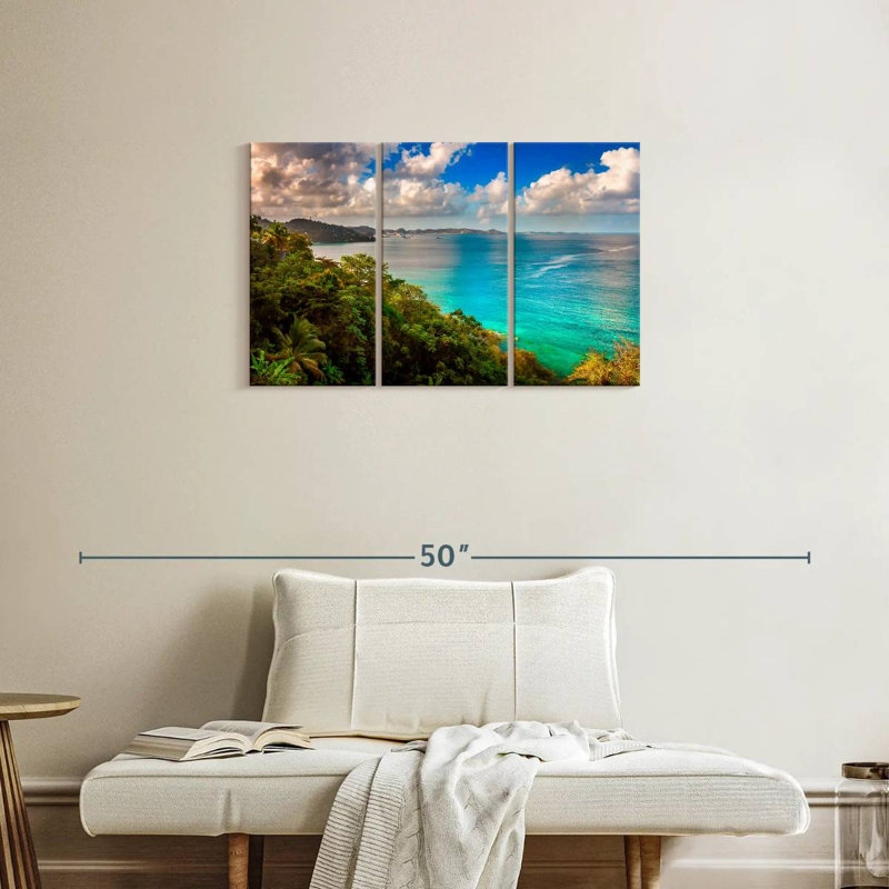 Gillard Grenada Island Bay, H 20 po x l 33 po