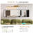 10-Light Modern Bathroom Vanity Light, E26 Socket (Bulbs Not Included)-535485381-535485401-535485383