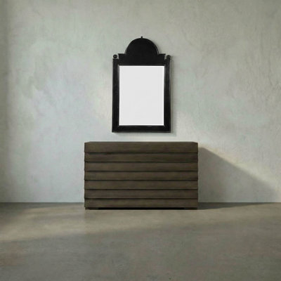 Jess Wood Flat Wall Mirror